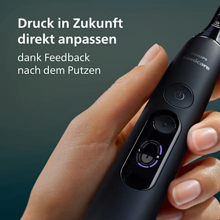 Schallzahnbürste Diamond Clean 8000 schwarz Philips Sonicare
