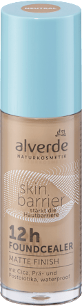 Foundation & Concealer Skin Barrier 12h Matte Finish 30 Neutral alverde NATURKOSMETIK