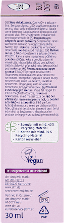 Vitalizáló és bőrmegújító szérum Beauty Longevity Balea