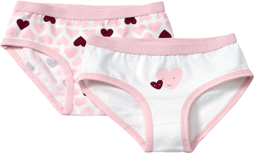 Slips mit Herz-Muster, rosa, Gr. 110/116 ALANA
