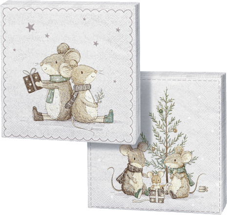 Servietten Mausi (33x33 cm) BOLTZE