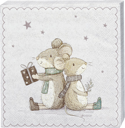 Servietten Mausi (33x33 cm) BOLTZE