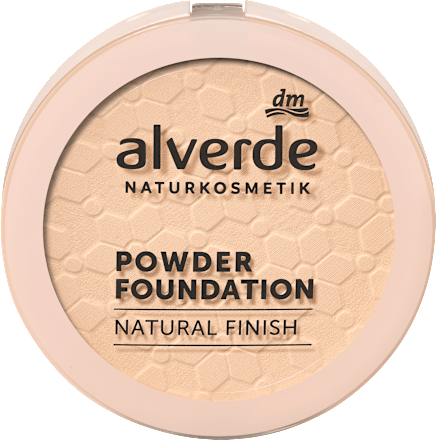 Powder Foundation Natural Finish 10 Soft Ivory alverde NATURKOSMETIK