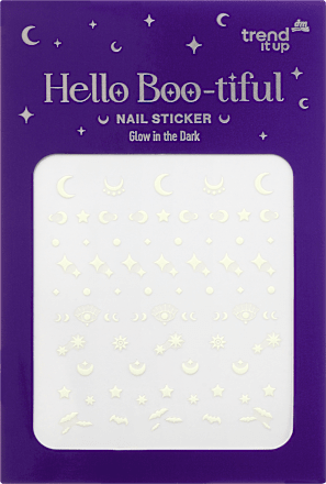 Nagelsticker Hello Boo-tiful Glow In The Dark trend !t up