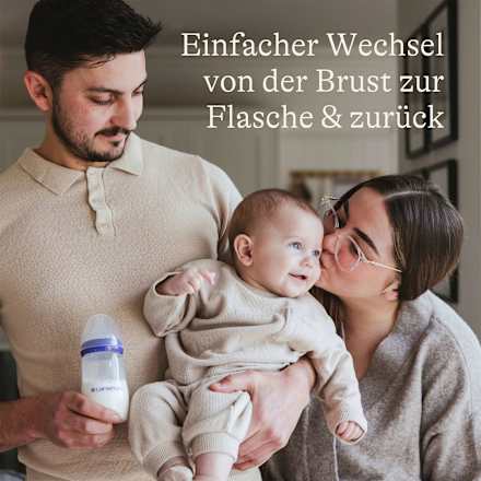 Babyflasche NaturalWave, von Geburt an, 160ml Lansinoh