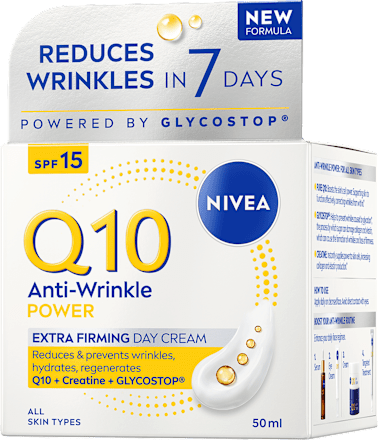 Q10 Power dnevna krema protiv bora, SPF15 NIVEA