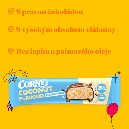 proteinová tyčinka kokos Corny