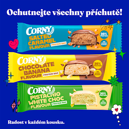 proteinová tyčinka mléčná čokoláda a mango Corny