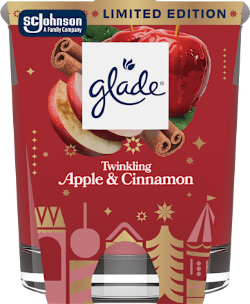 Dišeča sveča Twinkling Apple & Cinnamon glade