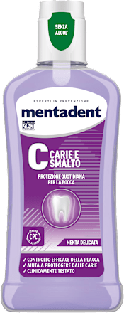 Collutorio Carie e Smalto mentadent