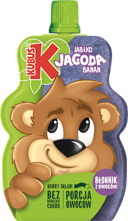 Mus jabłko, banan, jagoda KUBUŚ