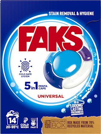 Universal kapsule za pranje rublja FAKS