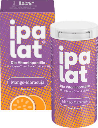 Die Vitaminpastille Mango-Maracuja Geschmack 40 St ipalat