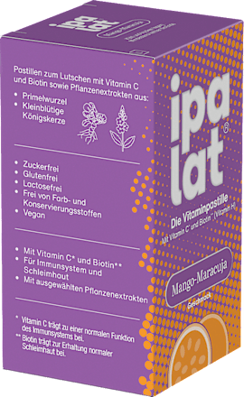 Die Vitaminpastille Mango-Maracuja Geschmack 40 St ipalat