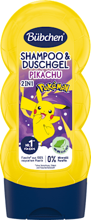 Kinder Duschgel & Shampoo 2in1 Pokemon Pikachu Bübchen