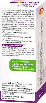 Innere Ruhe Sofort-Spray Schaebens