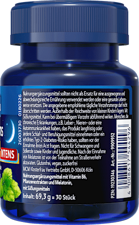 Schlaf Gums Intens Melatonin 1,9mg, 30 St KLOSTERFRAU