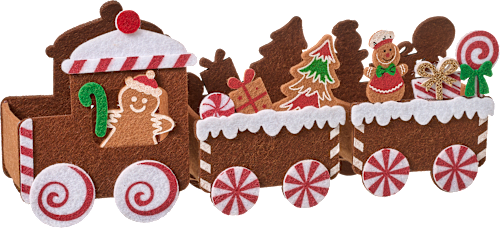 Filzzug Lebkuchen Dekorieren & Einrichten
