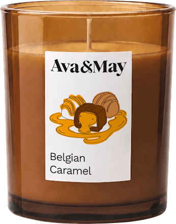 Duftkerze Belgian Caramel AVA & MAY