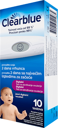 Digital test za utvrđivanje ovulacije Clearblue