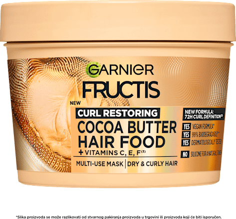 Hair Food maska za kosu Cocoa Butter GARNIER FRUCTIS