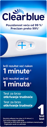 Plus test za utvrđivanje trudnoće Clearblue