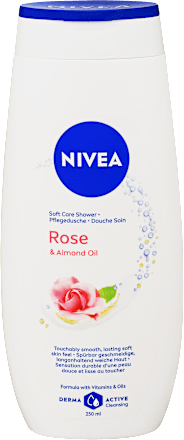 Tusfürdő Soft Care Shower Rose & Almond Oil NIVEA