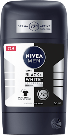 Antiperspirant v stiku Black & White Invisible Original NIVEA MEN