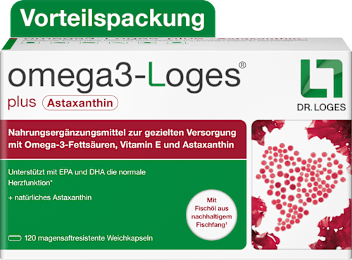 omega3-Loges plus Astaxanthin Kapseln 120 St omega3-Loges