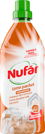 Soluție pentru curățarea parchetului Nufar