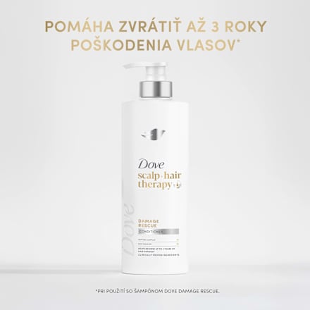 Kondicionér na vlasy scalp+hair therapy Damage Rescue Dove
