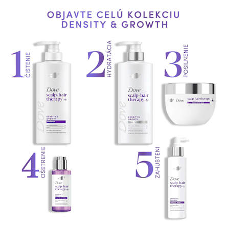 Kondicionér na vlasy scalp scalp+hair therapy Density&Growth Dove