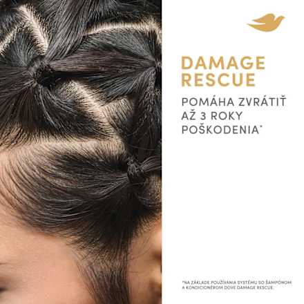 Šampón na vlasy scalp+hair therapy Damage Rescue Dove