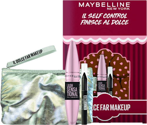 Cofanetto regalo IL SELF CONTROL FINISCE AL DOLCE MAYBELLINE NEW YORK