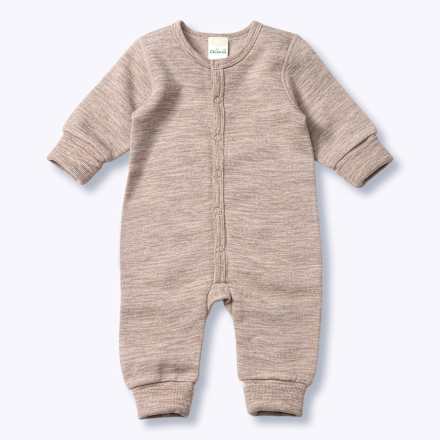 Schlafanzug aus Wolle, beige, Gr. 50/56
 ALANA