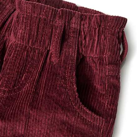 Cordhose mit Paperbag-Bund, rot, Gr. 134 ALANA