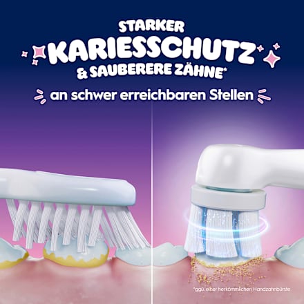 Elektrische Zahnbürste Kinder iO Angel mit Reiseetui, ab 6 Jahren Oral-B