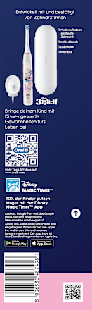 Elektrische Zahnbürste Kinder iO Angel mit Reiseetui, ab 6 Jahren Oral-B