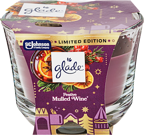 Óriás illatgyertya Festive Mulled Wine illattal glade