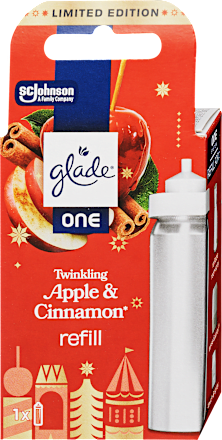 Koncentrált légfrissítő aeroszol utántöltő Apple&Cinnamon glade