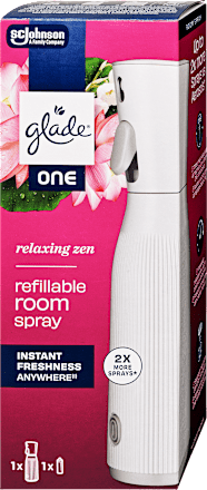 Utántölthető légfrissítő spray és készülék Relaxing Zen glade