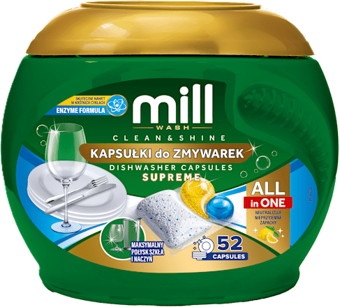 Kapsułki do zmywarek Clean&Shine Supreme mill