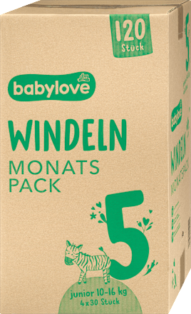 Öko pelenka 5-ös méret, 10-16 kg, havi csomag babylove
