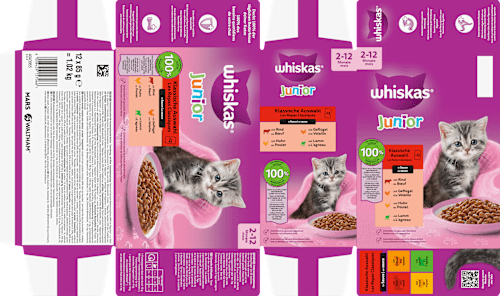 Nassfutter Katze Junior Klassische Auswahl Whiskas