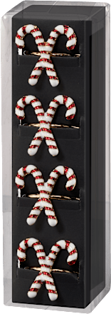 Serviettenringe Zuckerstangen Dekorieren & Einrichten