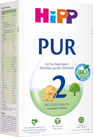 Folgemilch 2 PUR nach dem 6. Monat HiPP