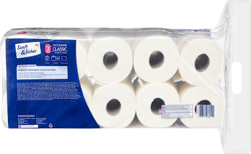 Sanft&Sicher Toilettenpapier Classic XXL 3-lagig (20x220 Blatt), 20 St dauerhaft günstig online kaufen