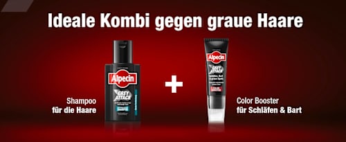 Shampoo Grey Attack Bart & Schläfen Color Booster Alpecin