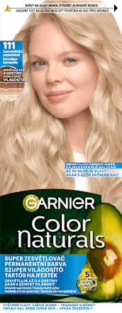 Farba na vlasy - 111 superzosvetľujúca popolavá blond GARNIER Color naturals