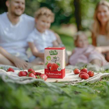 Kindertee Erdbeerzauber (20 Beutel), ab 1 Jahr Teefee